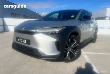 Silver 2024 Toyota BZ4X SUV F