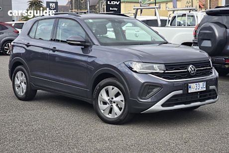 Grey 2024 Volkswagen T-Cross SUV 85TSI LIFE F