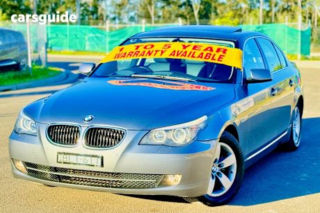 Grey 2009 BMW 520D Sedan