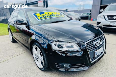 Black 2010 Audi A3 Hatchback Sportback 1.8 Tfsi Ltd Ed