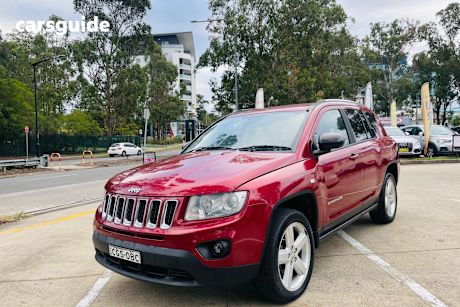 Red 2012 Jeep Compass Wagon Limited (4X4)