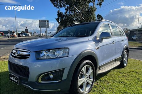 Blue 2014 Holden Captiva Wagon 7 Ltz (4X4)