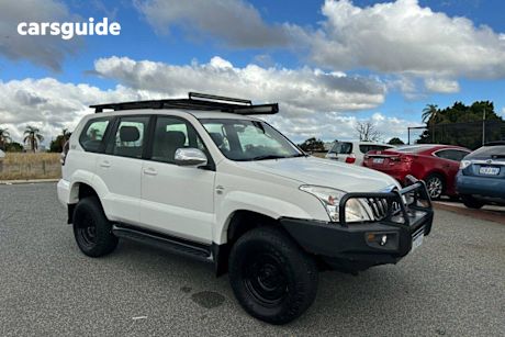 White 2009 Toyota Landcruiser Prado Wagon Gx (4X4)