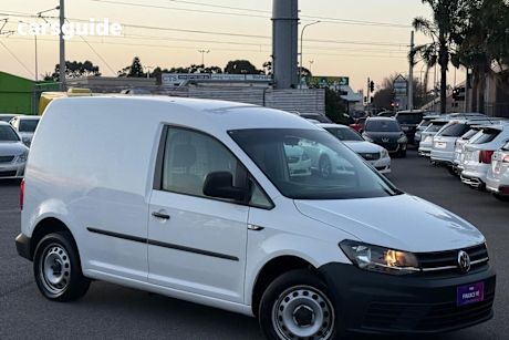 White 2020 Volkswagen Caddy Commercial TSI220 F