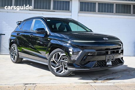Black 2025 Hyundai Kona SUV PREMIUM N LINE F