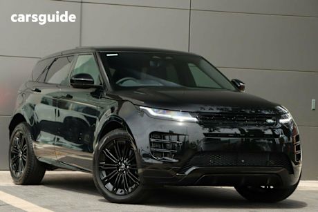 Black 2025 Land Rover Range Rover Evoque Wagon P250 Dynamic Se (184Kw)