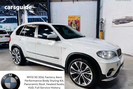 White 2011 BMW X5 Wagon Xdrive 30D