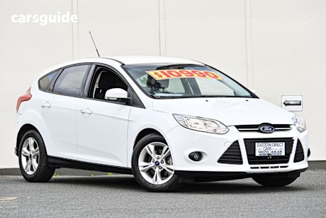 White 2015 Ford Focus Hatch TREND F