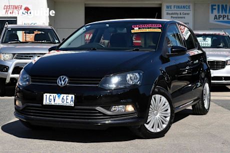 Black 2015 Volkswagen Polo Hatchback 66 Tsi Trendline