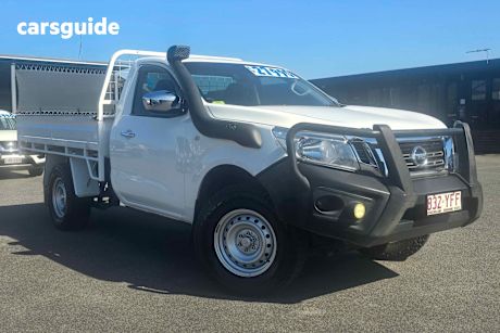 White 2018 Nissan Navara Ute Tray RX 4X4