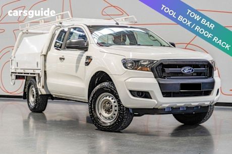 White 2018 Ford Ranger Ute Tray XL 4X4