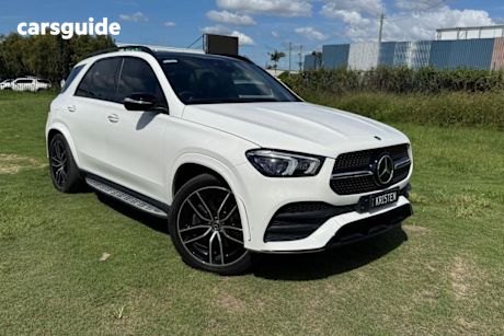 White 2019 Mercedes-Benz GLE400D SUV 4MATIC