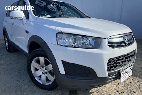 White 2014 Holden Captiva SUV 7 LS F