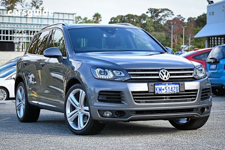 Grey 2014 Volkswagen Touareg SUV V8 TDI R-LINE 4WD