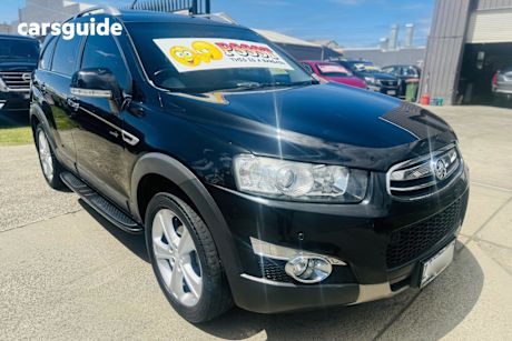 Black 2012 Holden Captiva Wagon 7 Lx (4X4)