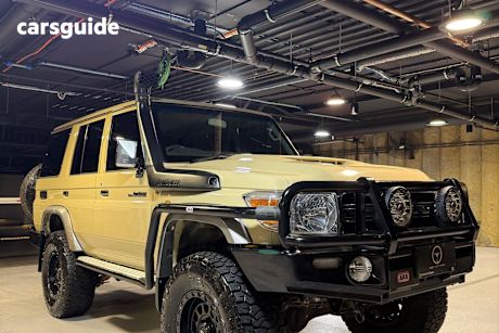 Beige 2021 Toyota Landcruiser 70 Series SUV GXL VDJ76R