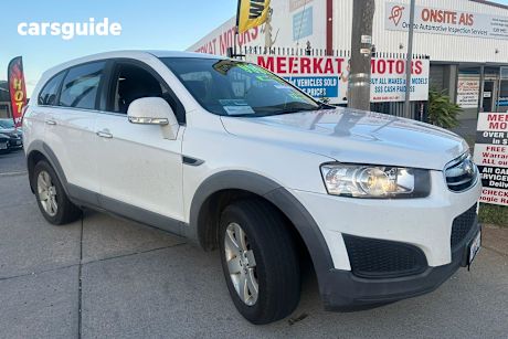 White 2014 Holden Captiva Wagon 7 Ls (Fwd)