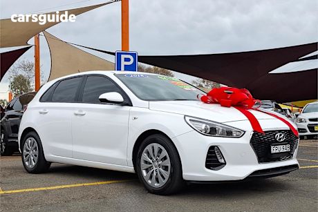 White 2018 Hyundai I30 Hatchback Go