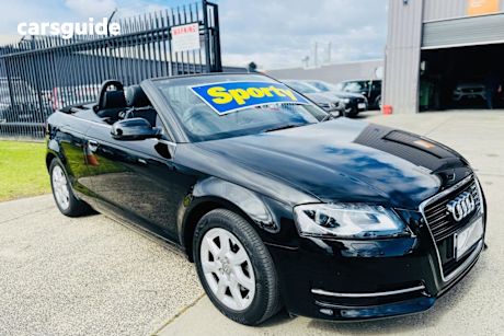 Black 2012 Audi A3 Cabriolet 1.8 Tfsi Attraction