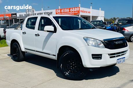 White 2014 Isuzu D-MAX Ute Tray LS-U HIGH RIDE R