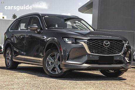 Grey 2024 Mazda CX-80 SUV G40E PURE 4X4