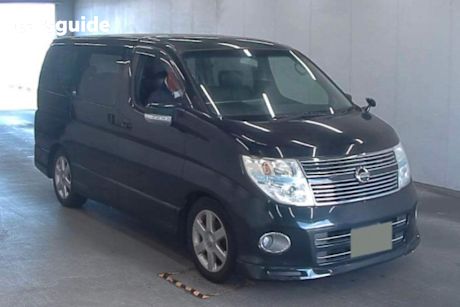 Black 2008 Nissan Elgrand Wagon