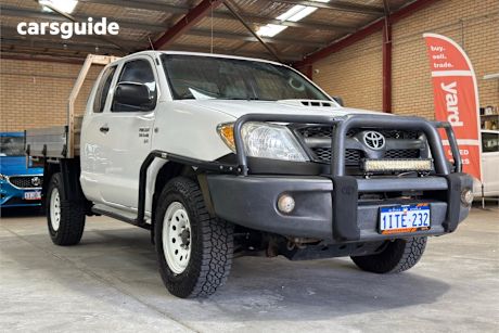 White 2006 Toyota Hilux X Cab Cab Chassis Sr (4X4)