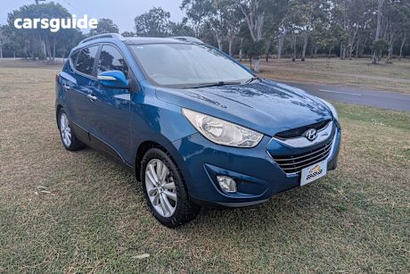 Blue 2011 Hyundai IX35 SUV HIGHLANDER 4WD