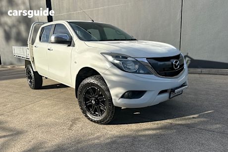 White 2016 Mazda BT-50 Ute Tray XTR 4X4