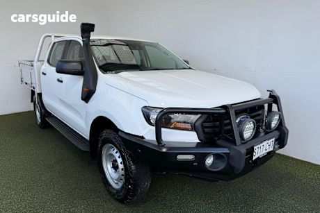 White 2020 Ford Ranger Double Cab Chassis Xl 3.2 (4X4)