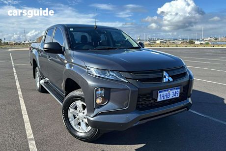 Grey 2021 Mitsubishi Triton Ute Tray GLX+ 4X4
