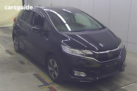 Black 2018 Honda Fit Hatch HYBRID L