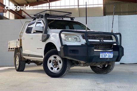 White 2012 Holden Colorado Crew Cab Pickup Lx (4X4)