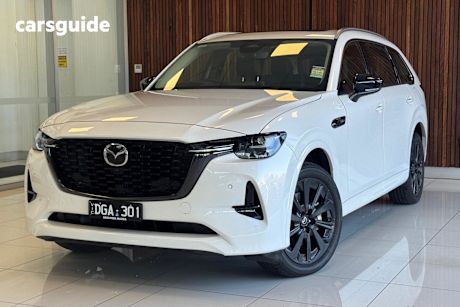 White 2024 Mazda CX-80 Wagon P50E Gt