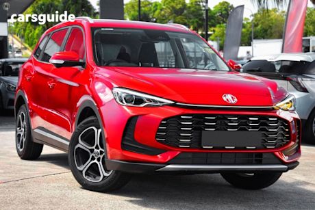 Red 2025 MG ZS SUV EXCITE HYBRID+ F
