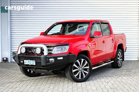 Red 2019 Volkswagen Amarok Dual Cab Utility Tdi580 Ultimate 4Motion