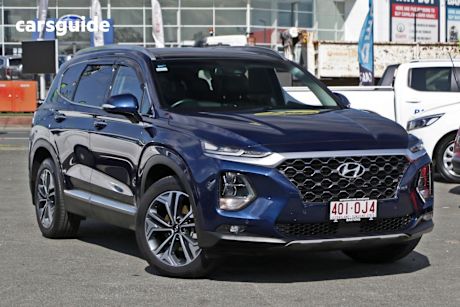 Blue 2020 Hyundai Santa FE SUV HIGHLANDER 4X4