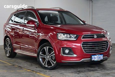 Red 2016 Holden Captiva SUV LT
