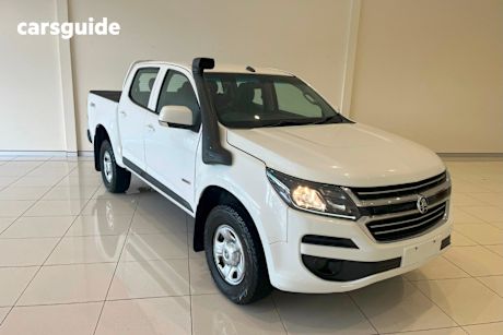 White 2017 Holden Colorado Ute Tray LS 4X4