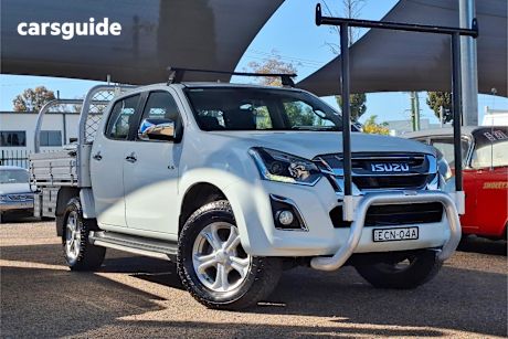 White 2019 Isuzu D-MAX Ute Tray LS-U 4X4