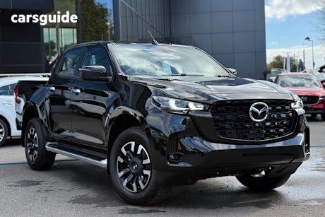 Black 2025 Mazda BT-50 Dual Cab Pick-up Gt (4X4)