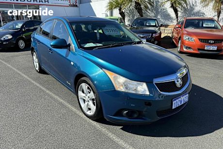 Blue 2012 Holden Cruze Sedan CD