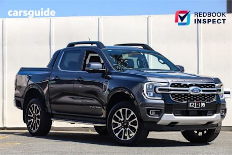 Grey 2024 Ford Ranger Ute Tray PLATINUM 4X4