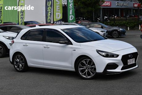 White 2019 Hyundai I30 Hatch N LINE F