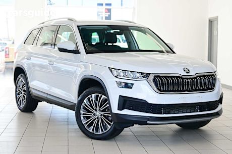 White 2023 Skoda Kodiaq SUV 85TSI STYLE F