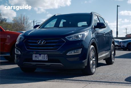 Blue 2015 Hyundai Santa FE SUV ACTIVE 4X4