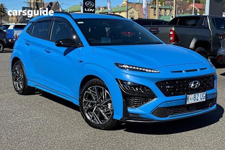 Blue 2022 Hyundai Kona SUV N-LINE PREMIUM 4X4