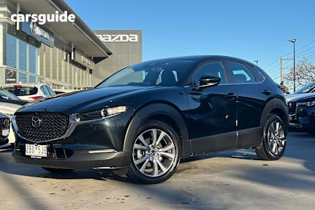 Black 2024 Mazda CX-30 SUV G20 EVOLVE F