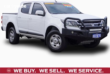 White 2019 Holden Colorado Ute Tray LS 4X4