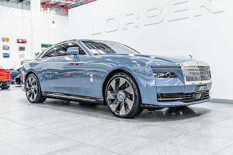 Blue 2024 Rolls-Royce Spectre (bev) Coupe